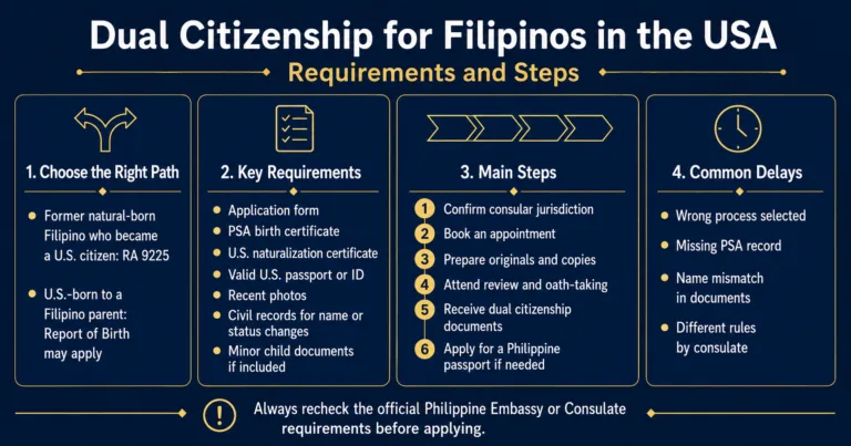 Philippine Dual Citizenship Under RA 9225: Complete Guide for Filipinos in the USA