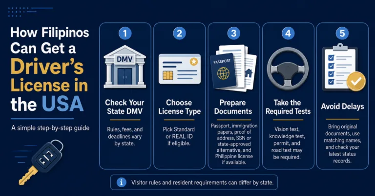 How Filipinos Can Get a Driver’s License in the USA