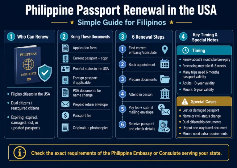 Philippine Passport Renewal in the USA for Filipinos